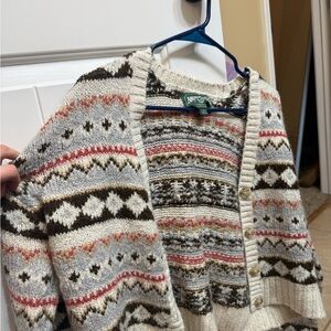 American Eagle Outfitters Multicolor Patterned Cardigan